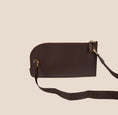 Load image into Gallery viewer, Crossover Bag - Chocolate leather (Shipping December 16-19)
