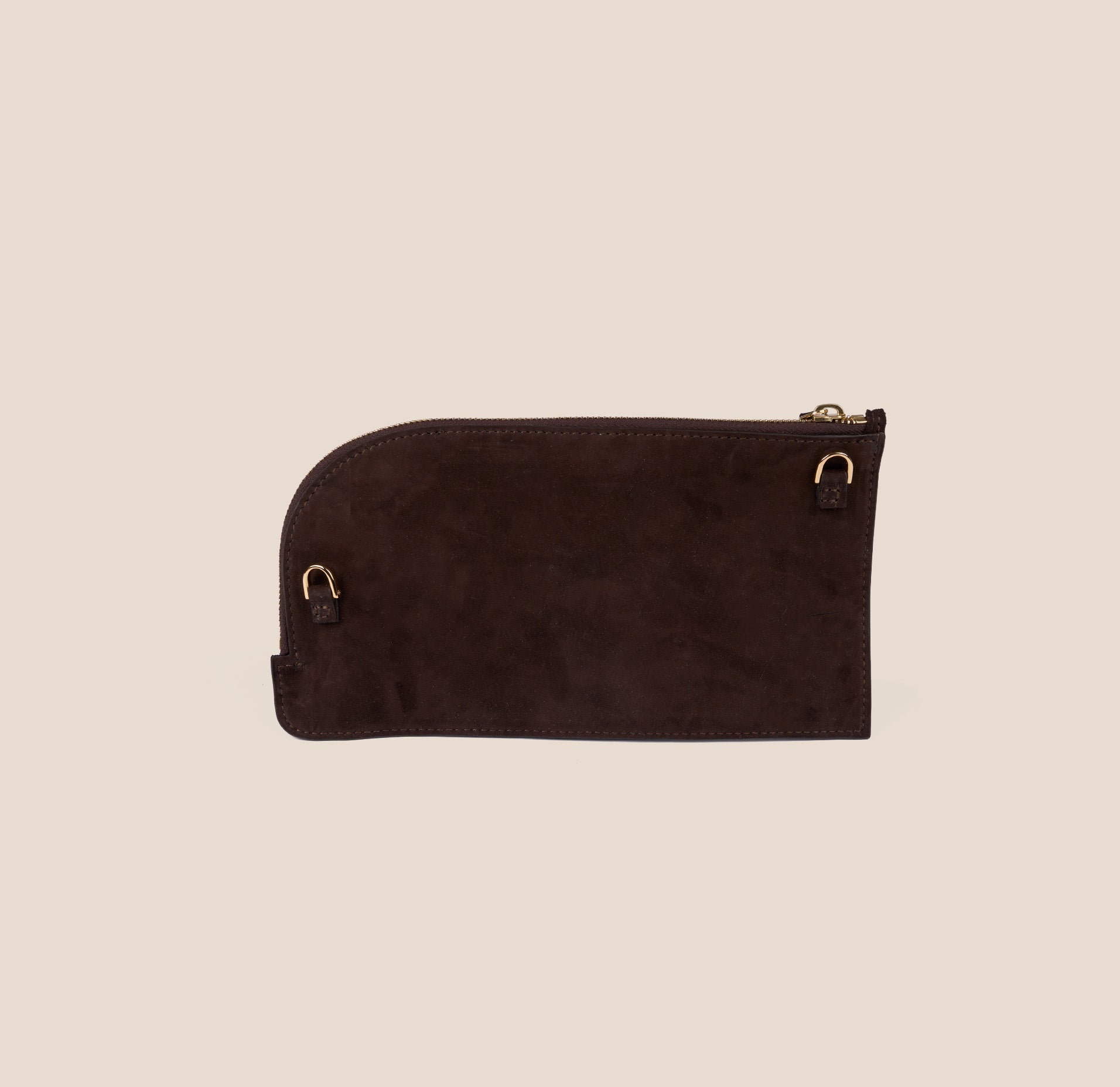Crossover Bag - Chocolate Suede (Shipping December 16-19)
