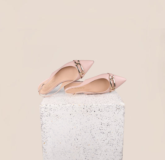 Emilia Rose Pointed Toe Flats