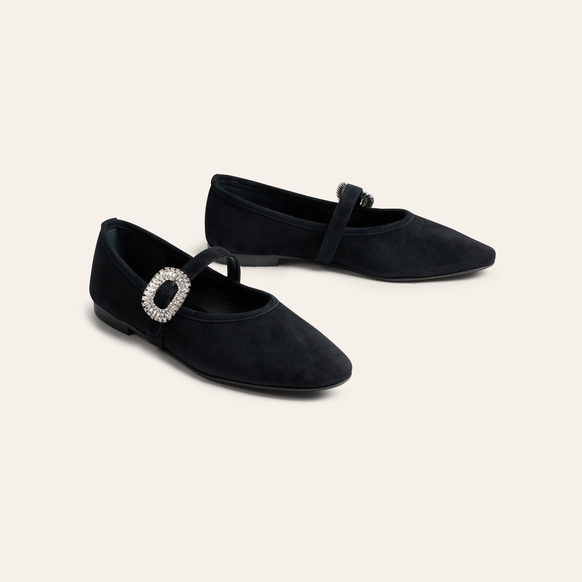 Gemma - Black Suede