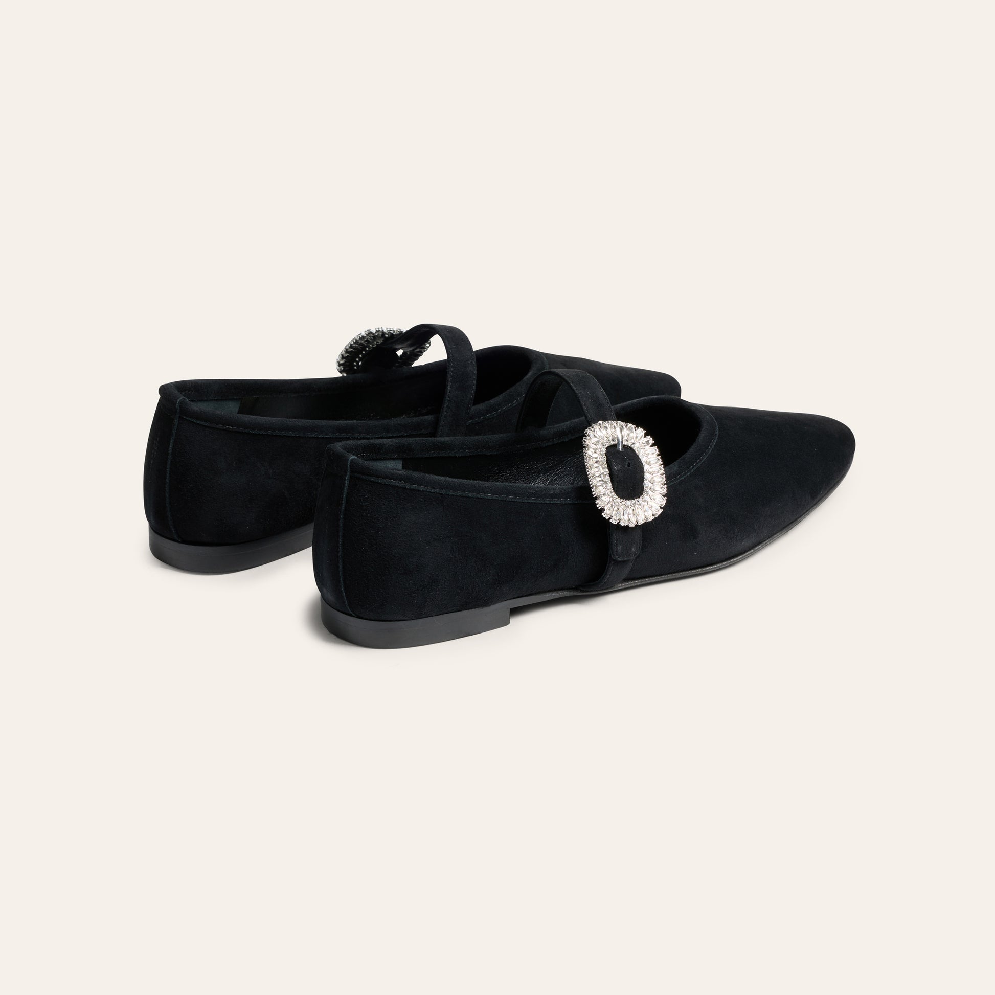 Gemma - Black Suede