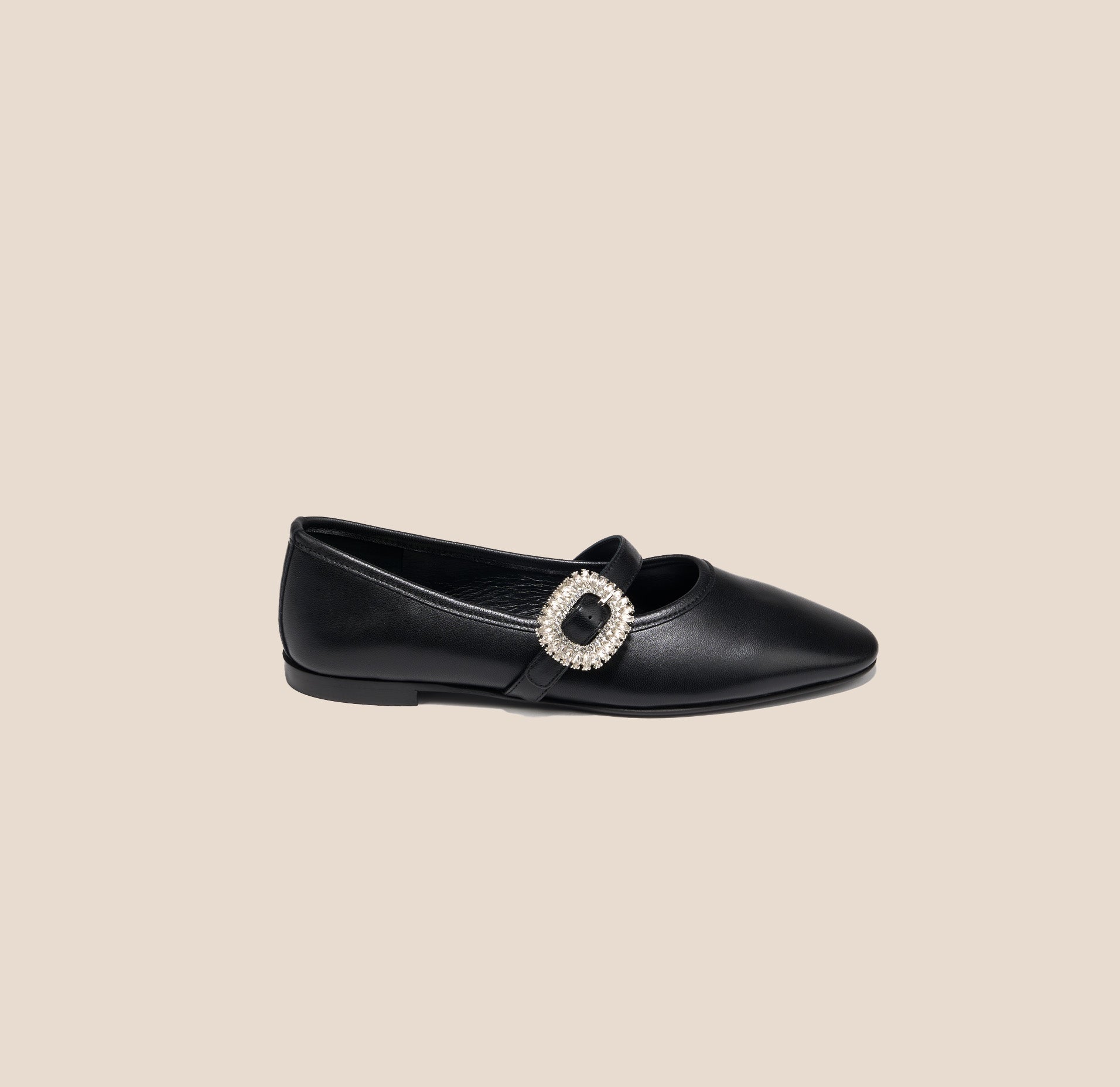 Gemma - Black Leather