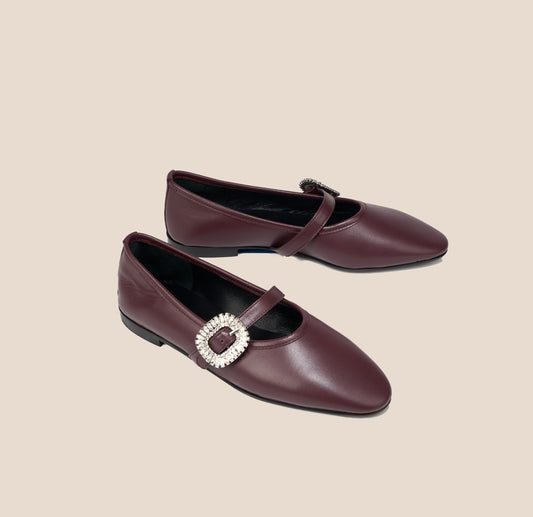 Gemma - Wine Leather