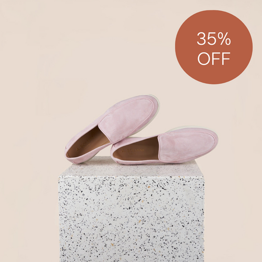 Lisa Sneaker Loafer - Peony Suede SAMPLE SALE - FINAL SALE