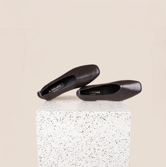 Chocolate Brown ballet flats