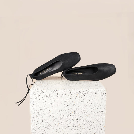 Imola Black Diamond Ballet  Flats