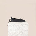 Load image into Gallery viewer, Imola Black Diamond Ballet Flats Side
