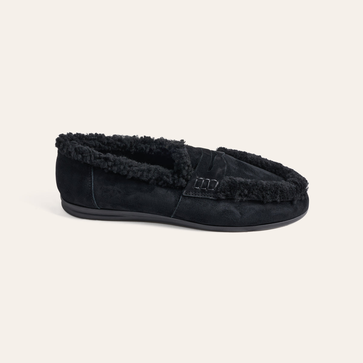 Lodi - Black Suede/Shearling