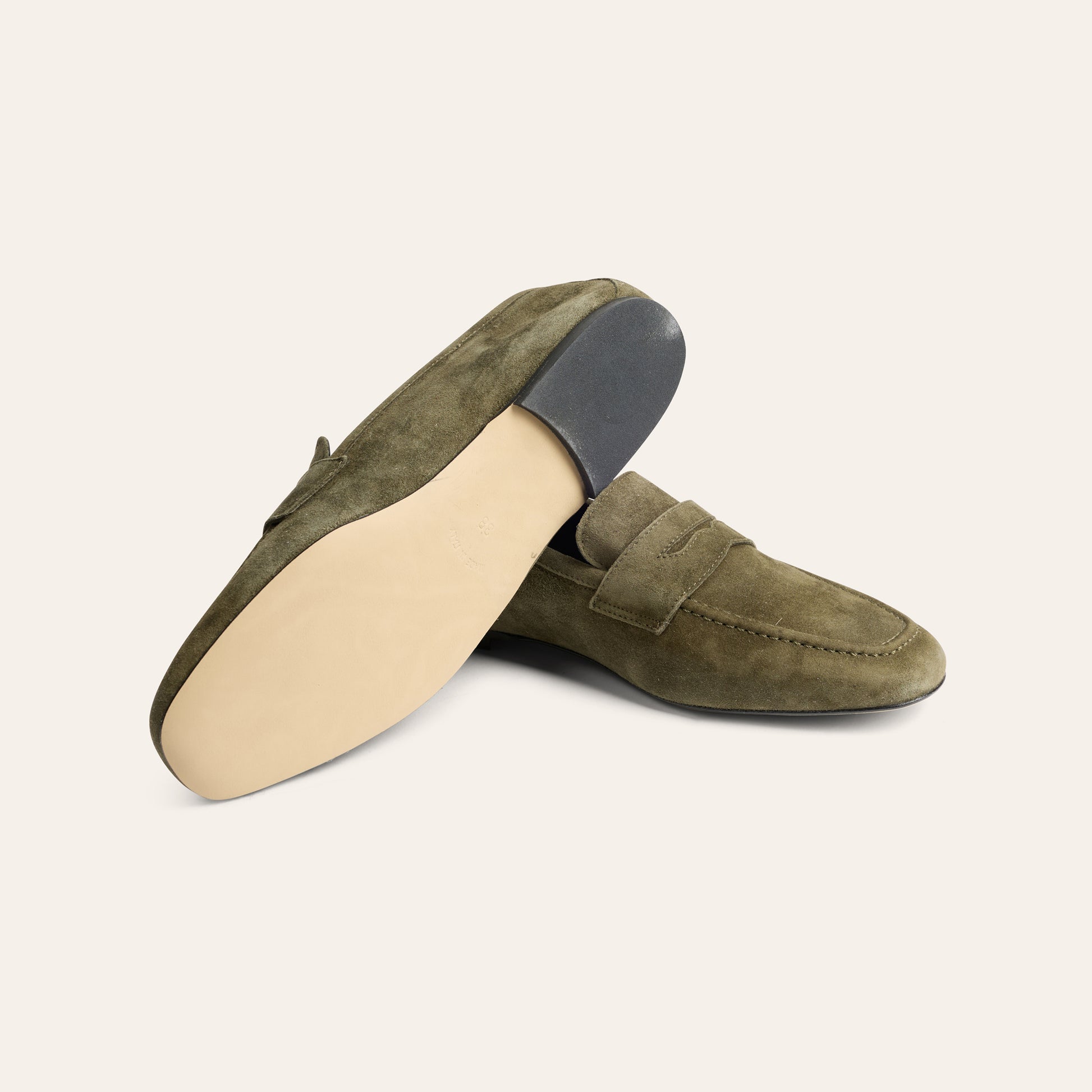 Como - Army Green Suede