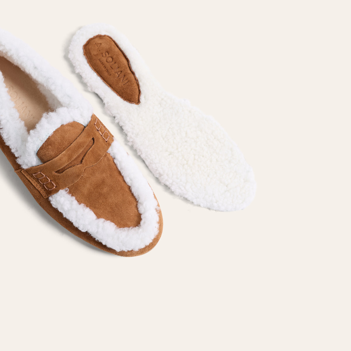 Lodi - Amaretto Suede/Shearling