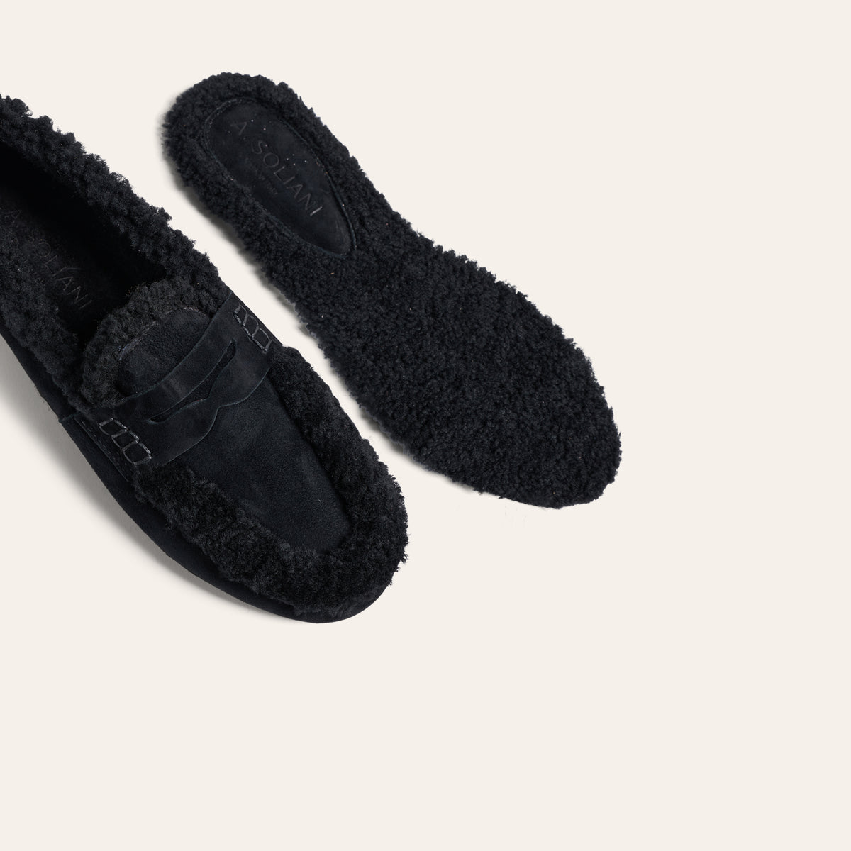 Lodi - Black Suede/Shearling