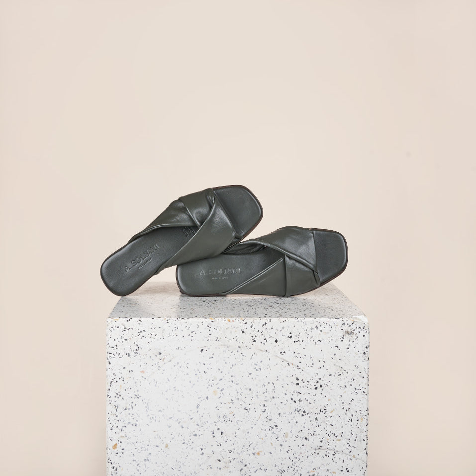 Sandals.