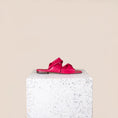 Load image into Gallery viewer, Lido - Fuchsia Nappa Sandals - SAMPLE SALE - FINAL SALE.
