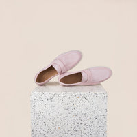 Lisa Strap Sneaker Loafer - Peony Suede SAMPLE SALE - FINAL SALE