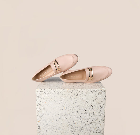 Arpino Chain Blush Chain Loafers