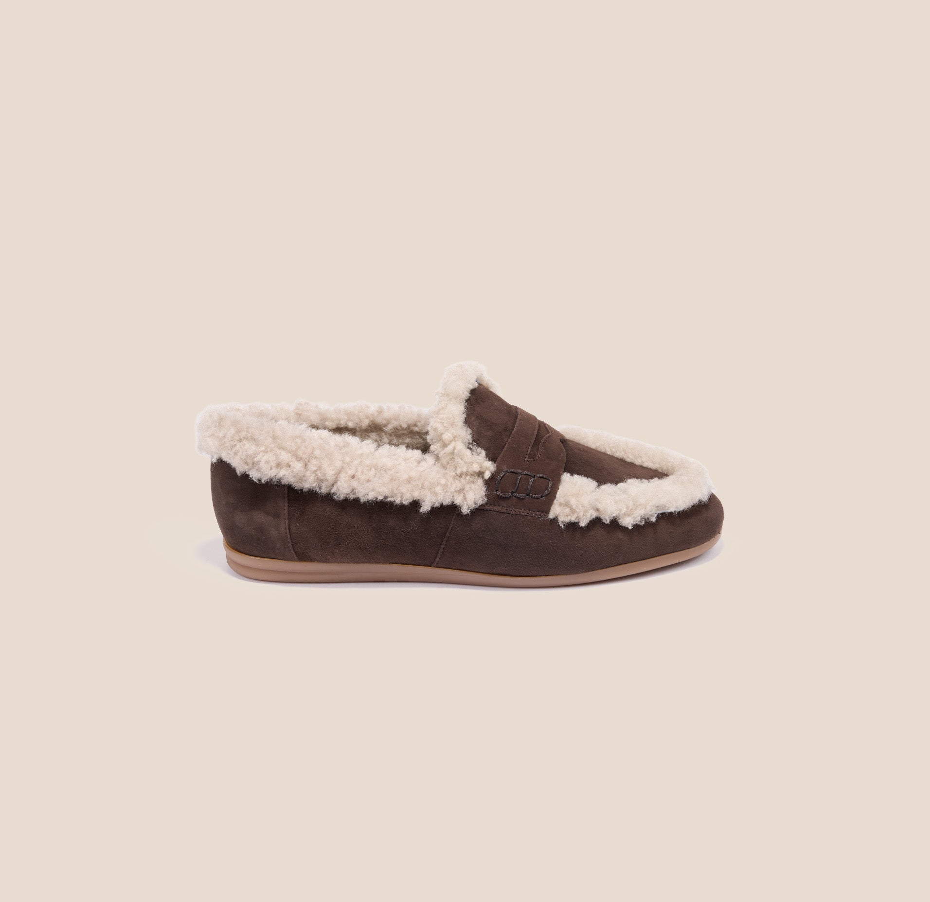 Lodi - Chocolate Suede/Shearling