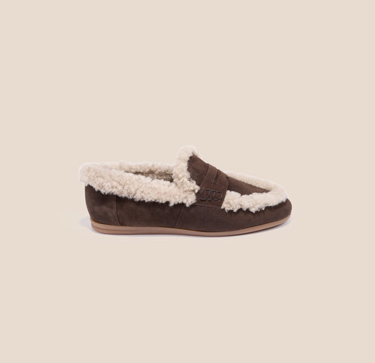 Lodi - Chocolate Suede/Shearling