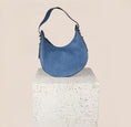 Load image into Gallery viewer, Luna Denim Suede Purse
