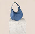 Load image into Gallery viewer, Luna Denim Suede Crossover Bag
