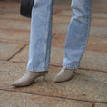 Load image into Gallery viewer, Mantova Taupe Leather Booties 
