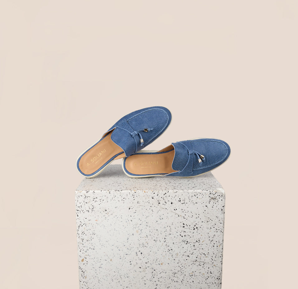 Lisa Tassels Denim Sneaker