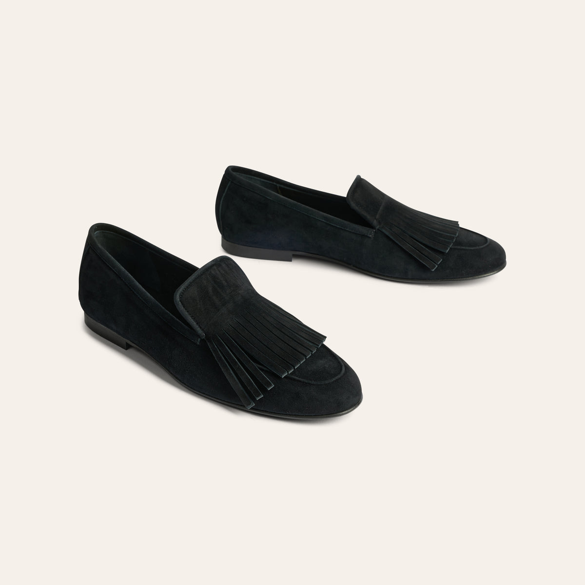 Pesaro Loafer - Black Suede
