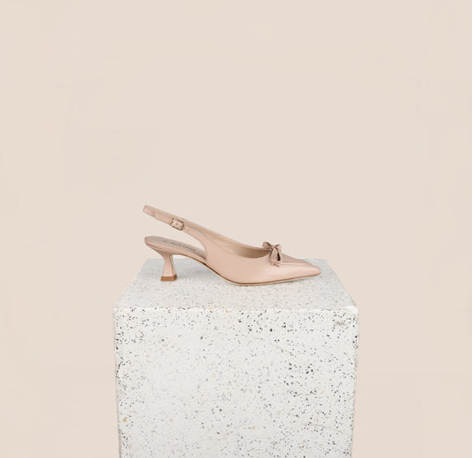 Pescara Beige Nude Kitten Heels Asoliani