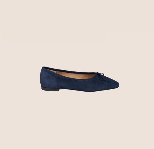 Como - Navy Blue Suede