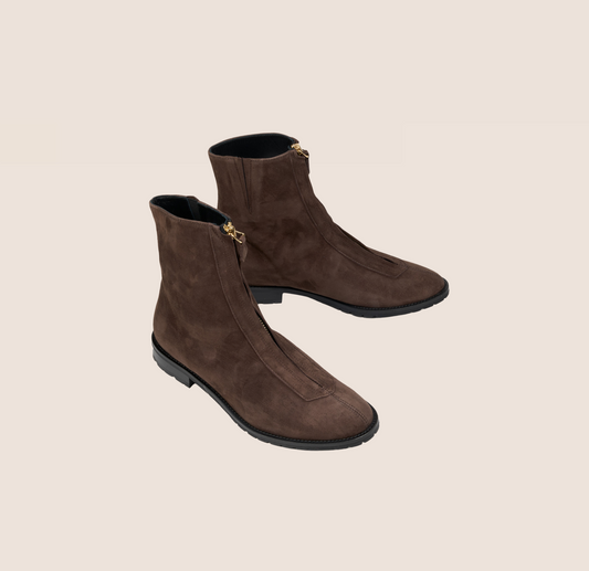 Roma Due- Chocolate Suede