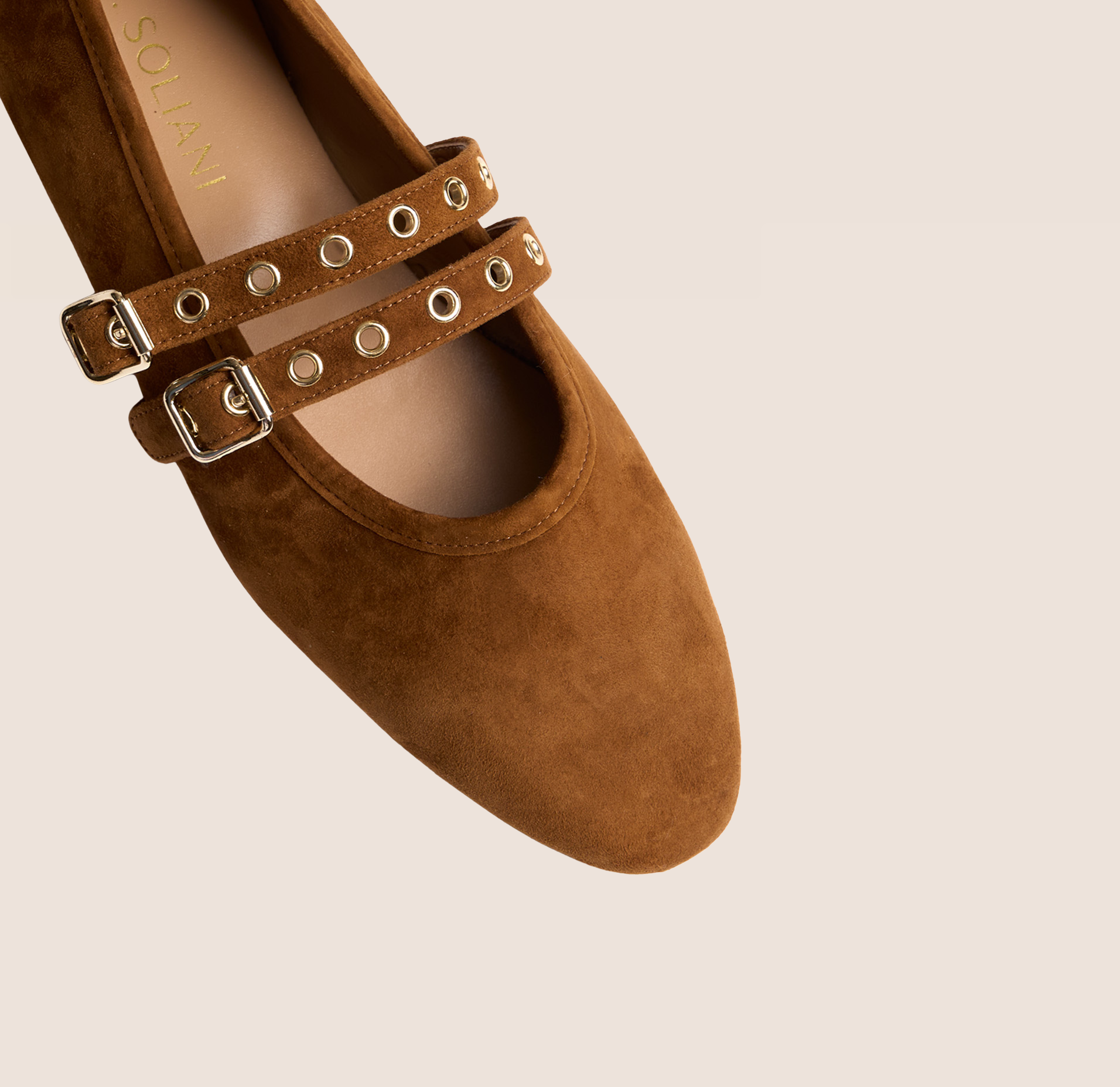 Como 2 Buckle - Amaretto Suede