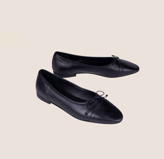 Como - Black Leather / Mist