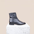 Load image into Gallery viewer, Roma Zip-Up Ankle Boot - Black Leather
