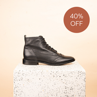 Arco - Black Leather SAMPLE SALE - FINAL SALE