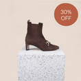 Load image into Gallery viewer, Alice - Chocolate Suede SAMPLE SALE - FINAL SALE
