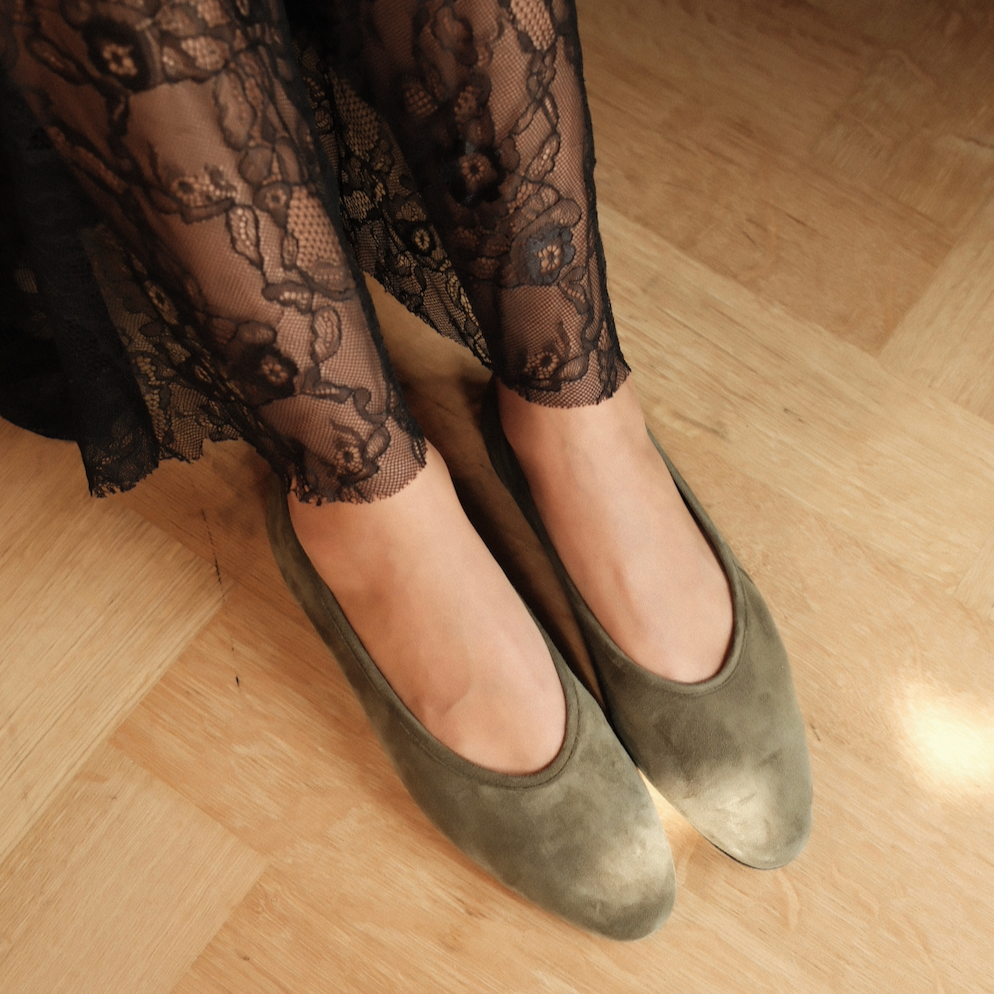 Siena - Army Green Suede