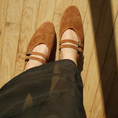 Load image into Gallery viewer, Cori 2 Buckle - Amaretto Suede
