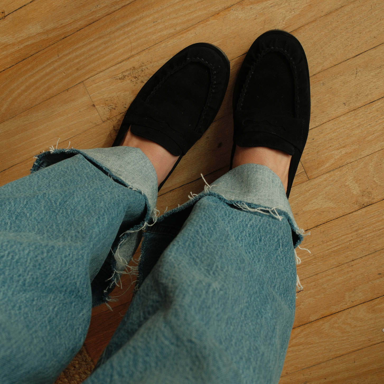 Vico-Penny Black Suede