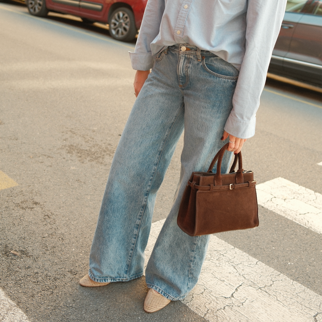 Cori 2 Buckle - Perforated Sand Suede