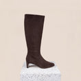 Load image into Gallery viewer, Stella Chocolate Suede Side
