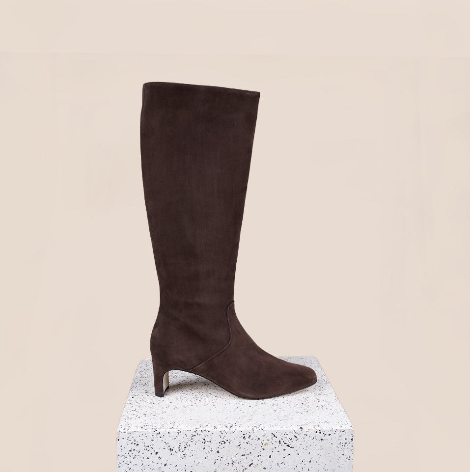 Stella Chocolate Suede Side