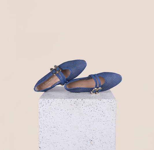Udine - Perforated Dark Denim