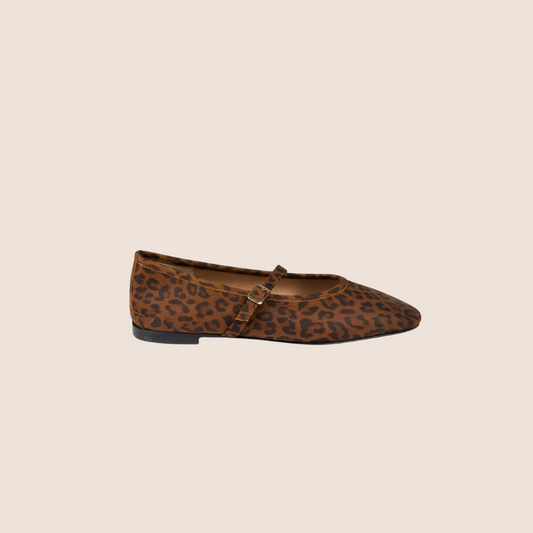 Cori - Leopard Suede