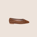 Load image into Gallery viewer, Como - Perforated Amaretto Suede (cap toe)
