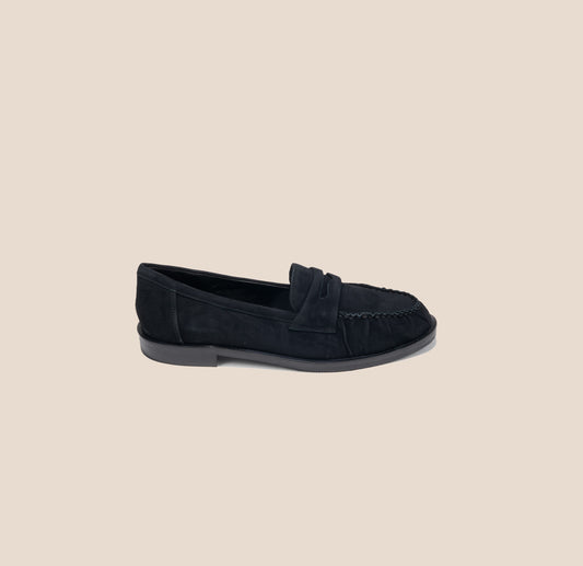 Vico-Penny Black Suede