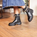 Load image into Gallery viewer, Anna Black Leather Boots 
