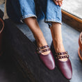 Load image into Gallery viewer, Como 2 Buckle - Wine Leather
