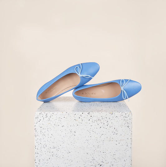 Como Flats in Blue 