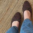 Load and play video in Gallery viewer, Como - Perforated Chocolate Suede (cap toe)
