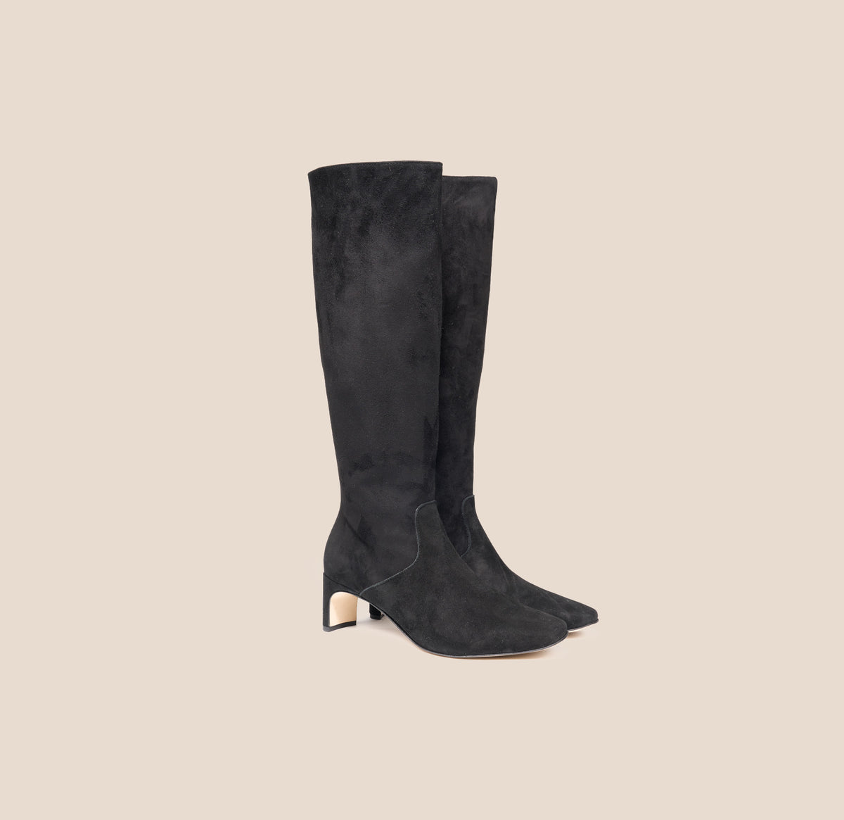 Stella - Black Suede