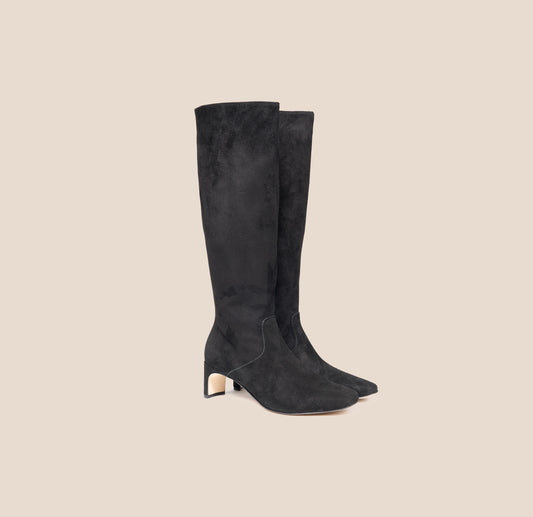 Stella - Black Suede